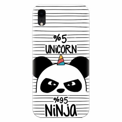 Husa silicon pentru Apple Iphone XR, Unicorn Ninja foto
