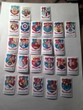 2 Serii Romania - Embleme - Steme Municipii si Orase , I si II 1979 si 1980 , 22 + 25 valori