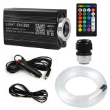 Kit lumini RGB pentru plafon 12V, 500 fire 0.75mm/2m, telecomanda