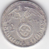 GERMANIA 2 MARCI REICHSMARK 1939, Europa, Argint