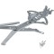 Macara geam Opel Corsa C 2000-, Dreapta Fata, NTY EPS-PL-007