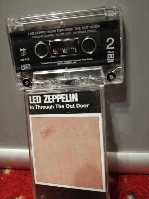 caseta audio originala LED ZEPPELIN - IN THROUGH..(1979/ATLANTIC/) - stare: NM