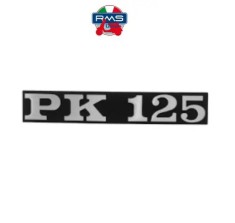 Sigla scris &quot;PK 125&quot; laterala Vespa PK (82-85) 2T AC 125cc