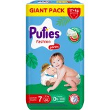 Scutece chilotel Pufies Fashion, marimea 7 Extra Large Plus, 50 bucati, 17+ kg, pachet Giant