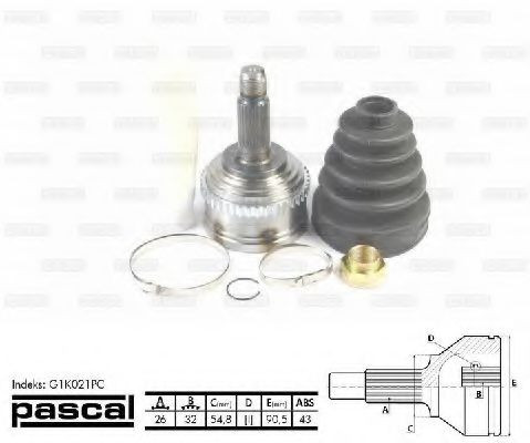 Kit cap planetara ROVER 45 (RT) (2000 - 2005) PASCAL G1K021PC