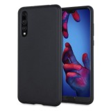 Husa Silicon Negru Luxury Slim Mat TSS pentru Huawei P20 Pro - Carcasa Protectie Telefon