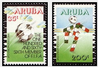 Aruba 1990 - Campionatul Mondial Fotbal, serie neuzata