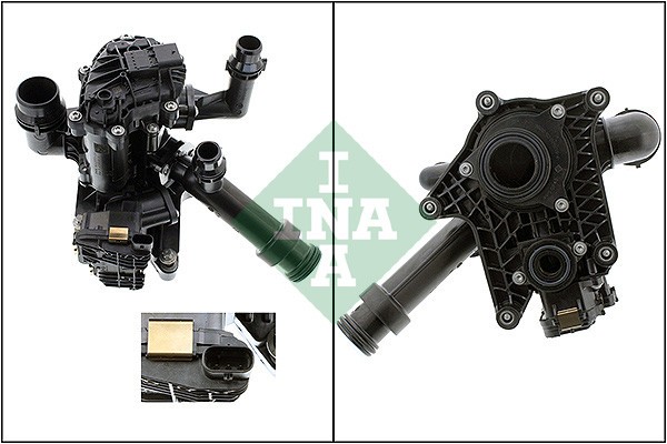 INA 538 0811 10 Thermal management module Pompă de apă, răcire motor