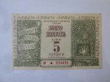 Rar! Italia bon 5 Lire 1959 UNC
