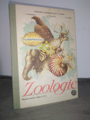 ZOOLOGIE - Manual cls. a VI-a / C. Bogoescu / 1991 / cartonat / color foto