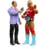WWE Main Event 2 Set 2 Figurine articulate Hulk Hogan &amp; Mean Gene Okerlund 15 cm