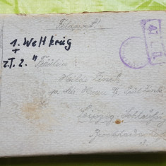 F41-ww1-Lot 12 Corespondenta soldati germane primul razboi Feldpost militare.