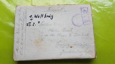 F41-ww1-Lot 12 Corespondenta soldati germane primul razboi Feldpost militare. foto