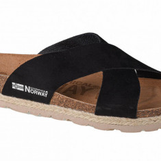 Papuci flip-flop Geographical Norway Sandalias Bios Tiras Cruzadas GNW20411-01 negru