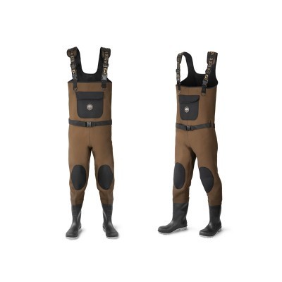 Wader/cizme piept/salopeta pescuit din neopren Delphin ORAVA, grosime neopren 4 mm 41 foto