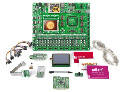 Kit Dezvoltare Microchip PIC32 Mikrolab foto