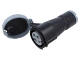 Conector alimentare AC trifazat AMPHENOL IP&amp;S 32A 500V mufă mamă IP69K