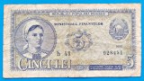 ROMANIA 5 LEI 1952 STARE BUNA SPRE FOARTE BUNA