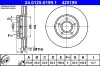ATE 24.0125-0199.1 Disc frana