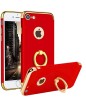 Husa iPhone 8 Plus 3in1 Ring Rosu Protectie Completa Carcasa PC Anti-zgarieturi