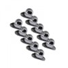Set 10 bucati Brida rotativa, GRI, 42 x 22 mm