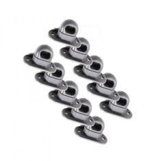 Set 10 bucati Brida rotativa, GRI, 42 x 22 mm