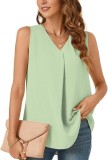 Cumpara ieftin Bluza casual fara maneci pentru femei Bestbee, decolteu in V, XL - OUTLET