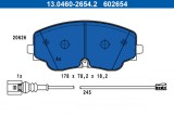 ATE 13.0460-2654.2 set placute frana,frana disc