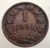 1.475 AUSTRIA 1 KREUZER 1891