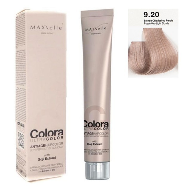 Blond Foarte Deschis Purpuriu 9.20 Vopsea Colora MaXXelle cu extract de Goji 100 ML