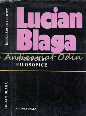 Incercari Filosofice - Lucian Blaga foto