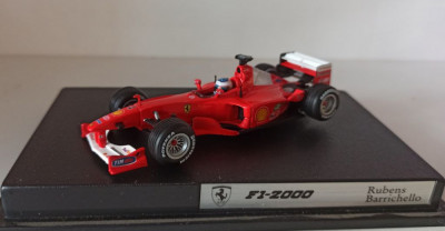 Macheta Ferrari F1-2000 Formula 1 2000 Barichello - Hot Wheels Racing F1 1/43 foto