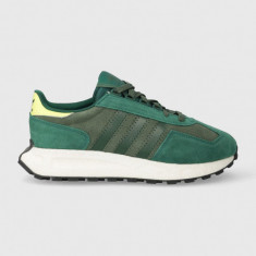 adidas Originals sneakers din piele întoarsă RETROPY culoarea verde