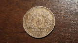 Turcia - 5 kurus 1938., Europa, Cupru-Nichel