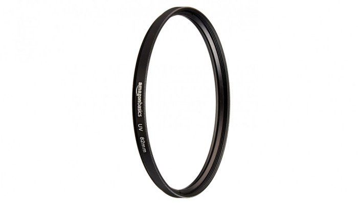 Filtru pentru obiectivul camerei cu protectie UV Amazon Basics, 82 mm - RESIGILAT
