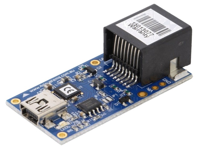 Adaptor RS485 USB cablu de conectare 4DISCOVERY PROGRAMMER