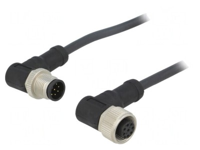 Cablu Senzori Automatizări M12 8Pini 1m foto
