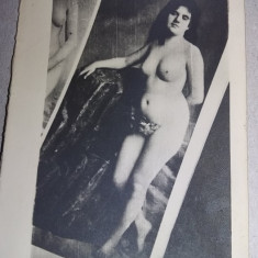 fotografie veche NUD,Foto veche/retro FEMEIE NUD,9 cm/7 cm,de colectie,T.GRATUIT