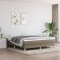 vidaXL Cadru de pat fără saltea, gri taupe, 180x200 cm, textil 3120634