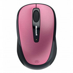 Mouse Microsoft Mobile 3500, Wireless 2.4 Ghz, 3 Butoane, Scroll, Senzor BlueTrack, USB, baterie inclusa, Pink foto