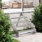 Gossi treapta tip gratar, 80x24x7 cm, otel galvanizat