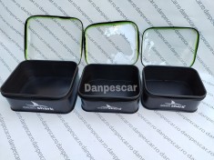 Set 3 Bacuri CUTII genti Nada EASTSHARK EVA Multi Box Feeder toare Cu Capac 25 x 21 x 12cm
