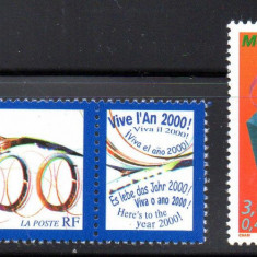 FRANTA 1999, Anul Nou, serie neuzata, MNH