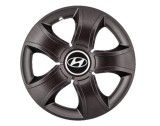 Cumpara ieftin Set 4 capace roti Bis Negru R16 pentru gama auto Hyundai, Autohelix MSA