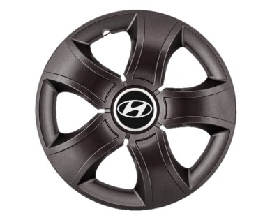Set 4 capace roti Bis Negru R16 pentru gama auto Hyundai foto