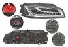Far Audi A8 (D4/4f), 11.2013-, fata, Dreapta, cu lumini pentru curbe; cu high-beam headlights masking function; cu LED daytime running light; LED; el, Hella