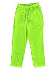 Pantaloni Medicali cu Elastic Pe Stil, Verde Lime - XS, talia-1-100cm foto