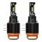 Set 2 Becuri Auto LED H15, Canbus, 20000LM, 200W, 6500K, Plug and Play, Lumina Alba Pura, Design Identic cu Halogenul de Fabrica, Anti-Orbire AutoREY&reg;