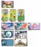 Mongolia - Marci diverse (11 buc.), 1985-1986 - valori obliterate
