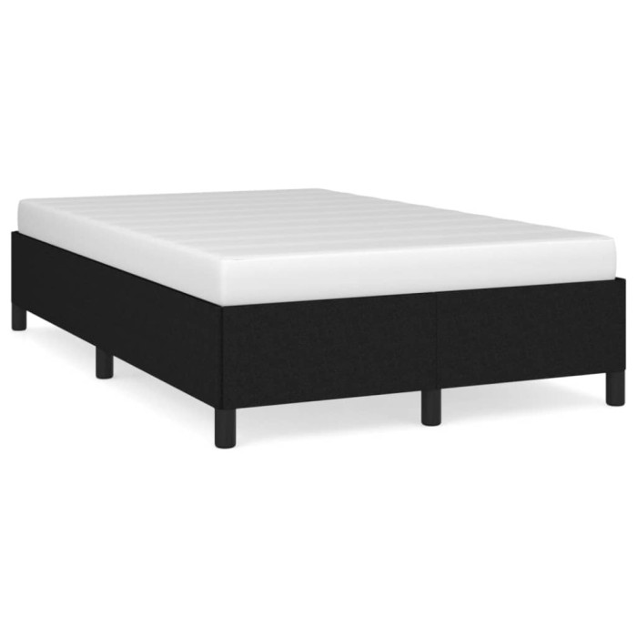 Gossi cadru de pat, negru, 120x190 cm, material textil